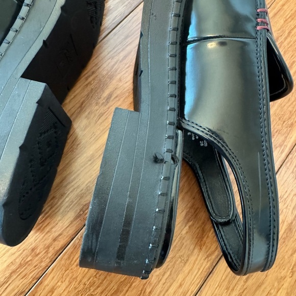 SOLD⚫️Zodiac Odette Slingback Platform Heeled Loafers Black Women’s Size 10M - Picture 9 of 12